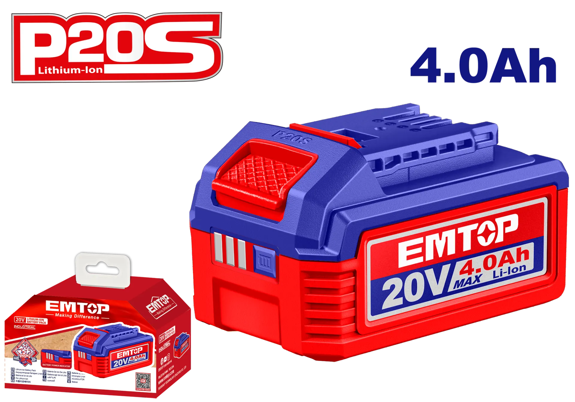 EBPK20021 20V鋰電電池4.0Ah-原款