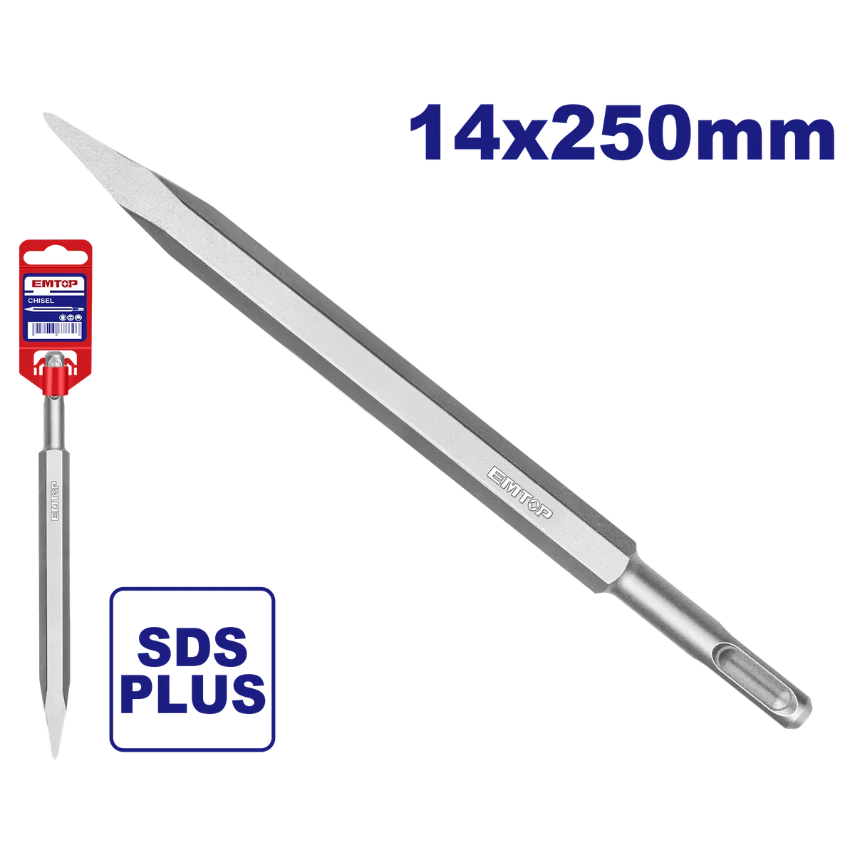 ECHS112501 14×250mm 尖頭電錘鋼鑿