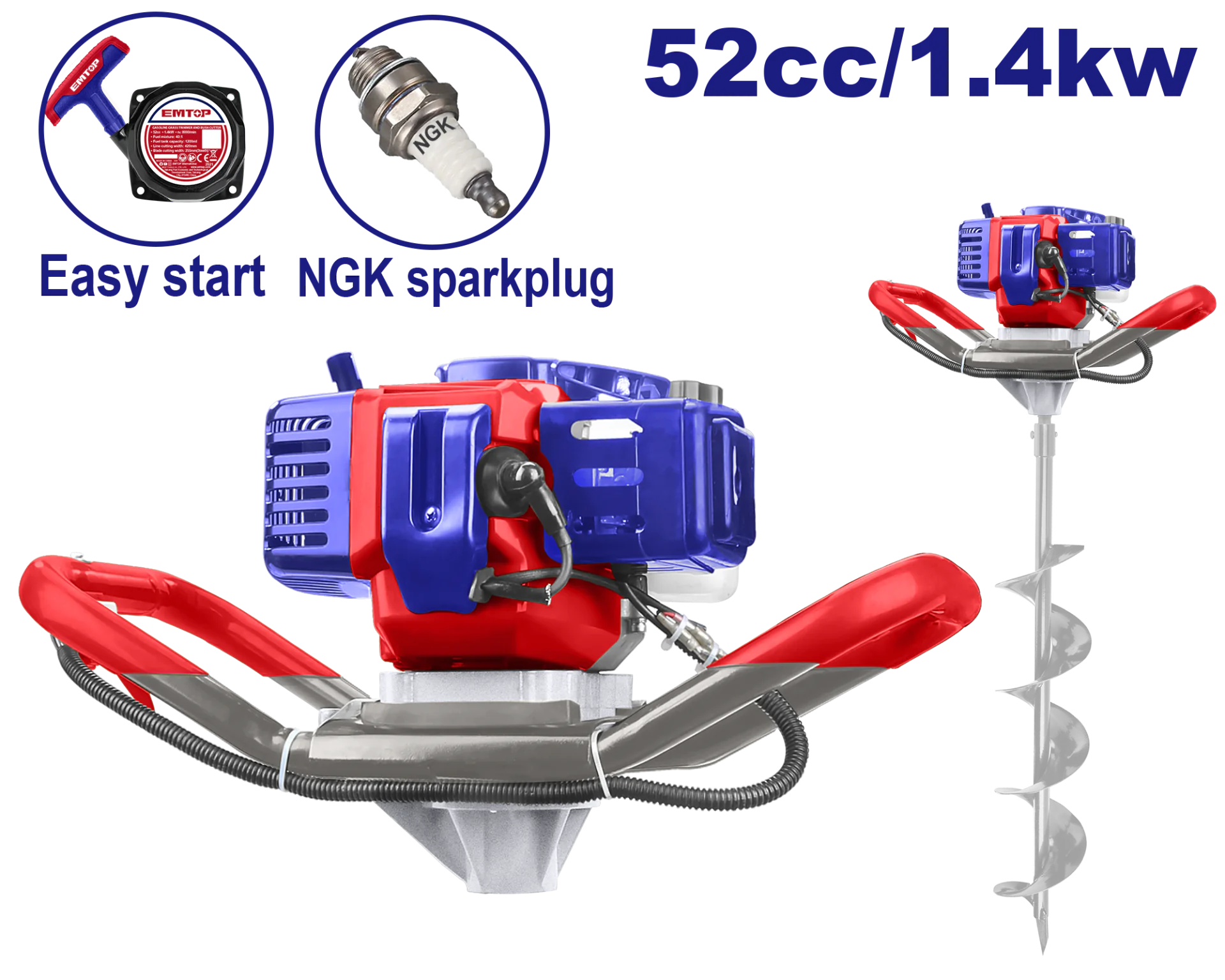 EEAR5233-1 52cc地鑽動力1.4KW