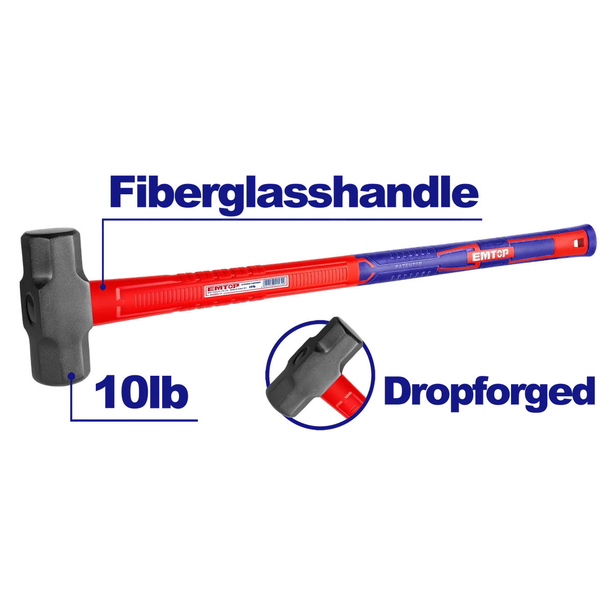 EHAMSL10 10lb鍛造碳鋼八角大鎚