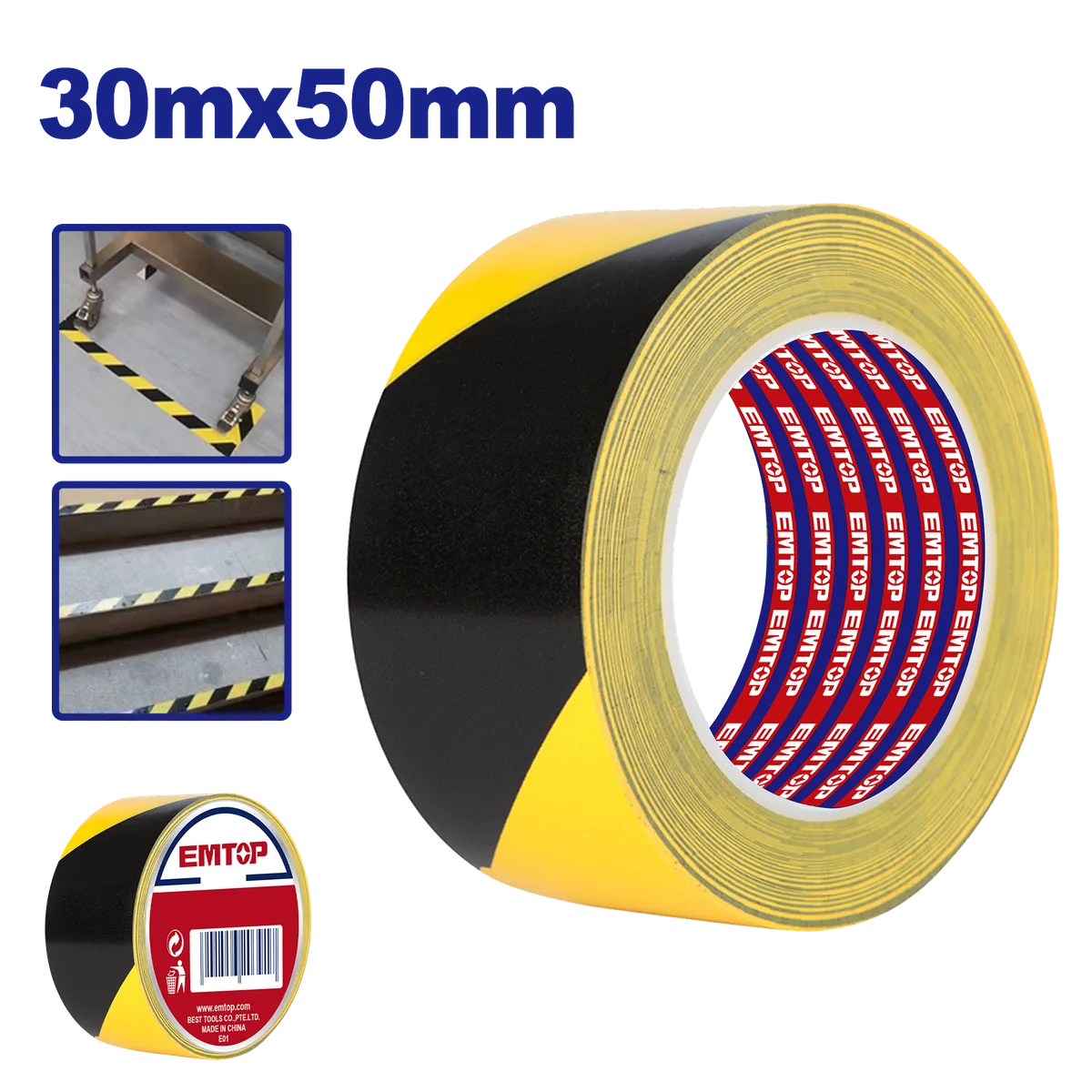 EMPN4H45 PVC警示膠帶30m*50mm