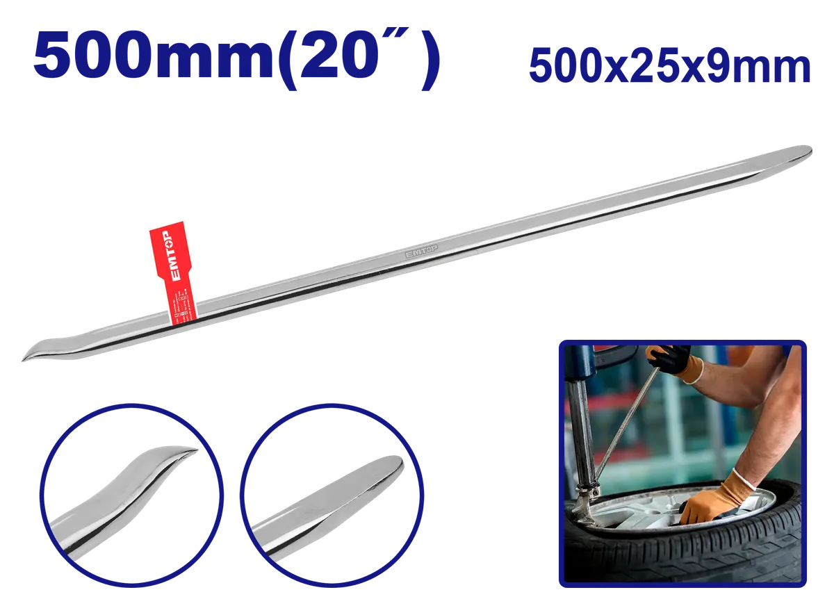 EMQB2320 500mm不鏽鋼輪胎撬棒