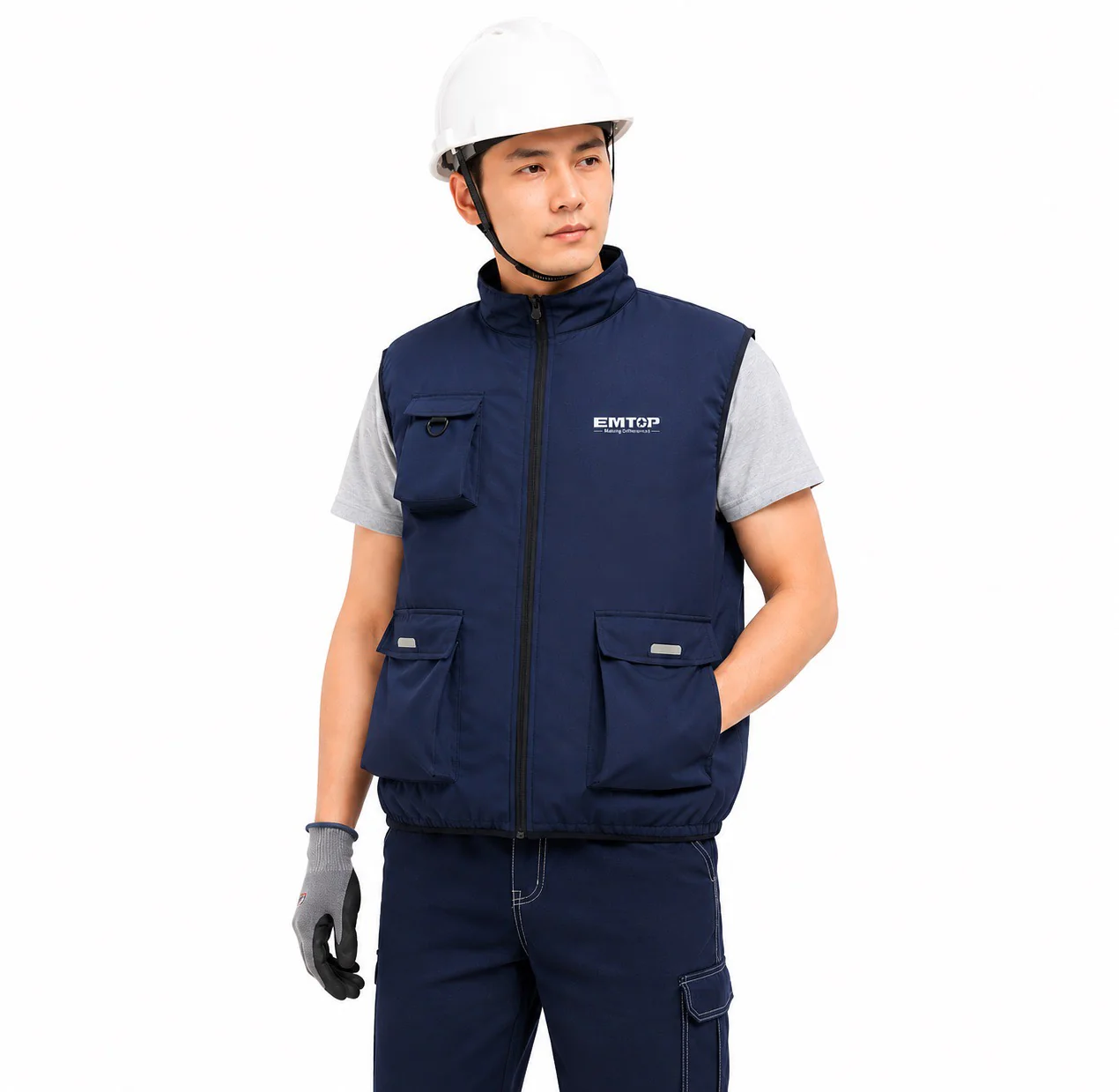 EMTACVM0012 EMTOP-工作空調服-M號（含風扇+行動電源）