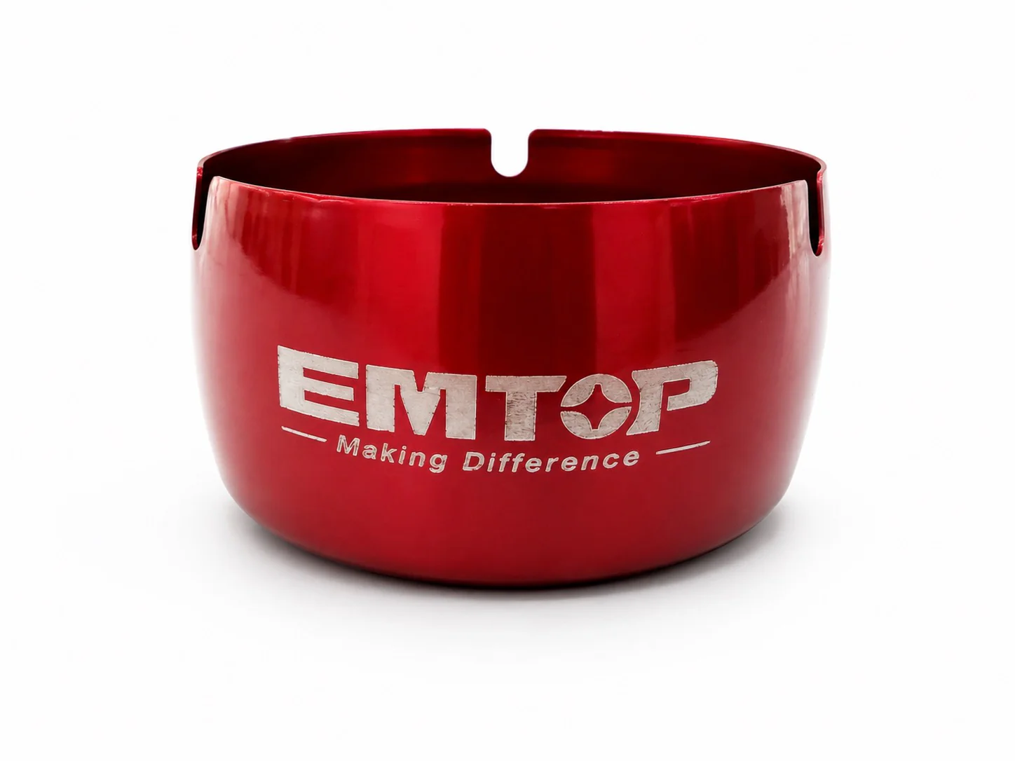 EMTATRR0011 EMTOP-不鏽鋼防風菸灰缸（紅）