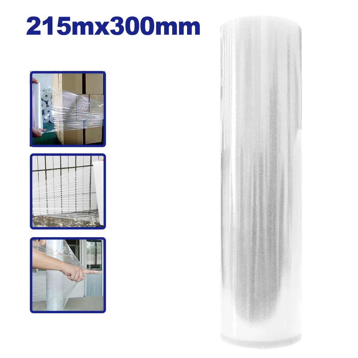 EMXR2302 透明工業用包裝纏繞膜｜厚0.02mm×寬300mm×長215m