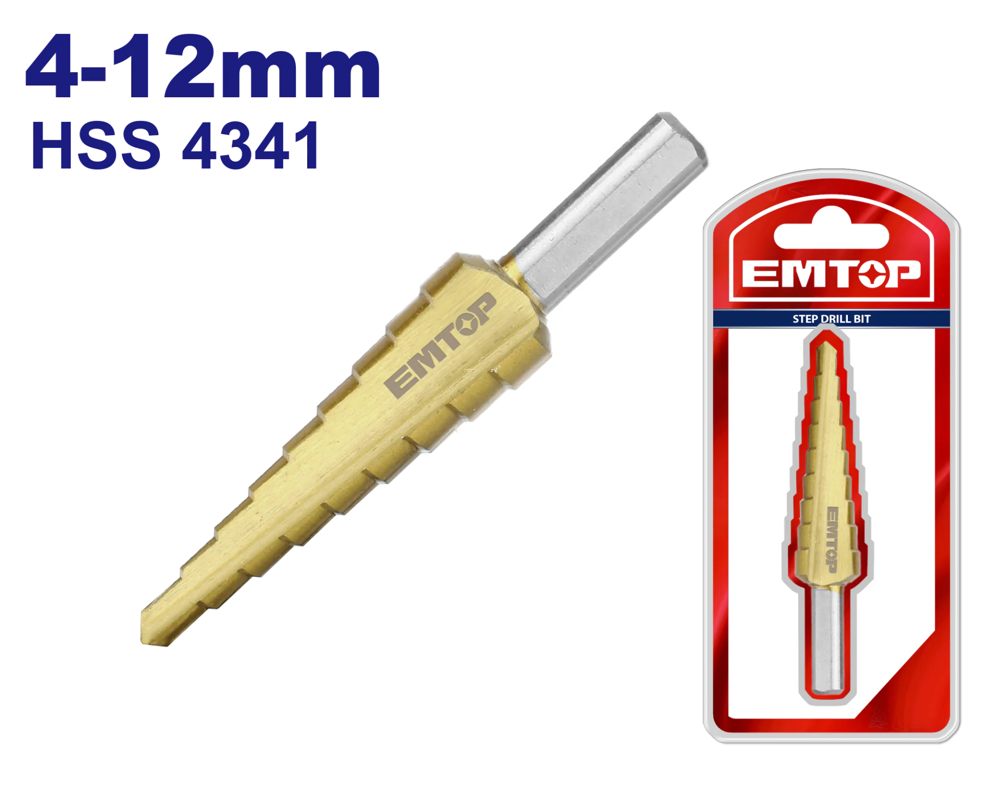 ESDL41233 4-12mm 4341高速鋼階梯鑽