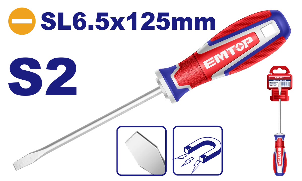 ESDSL6125 SL6.5x125mm強磁一字螺絲起子