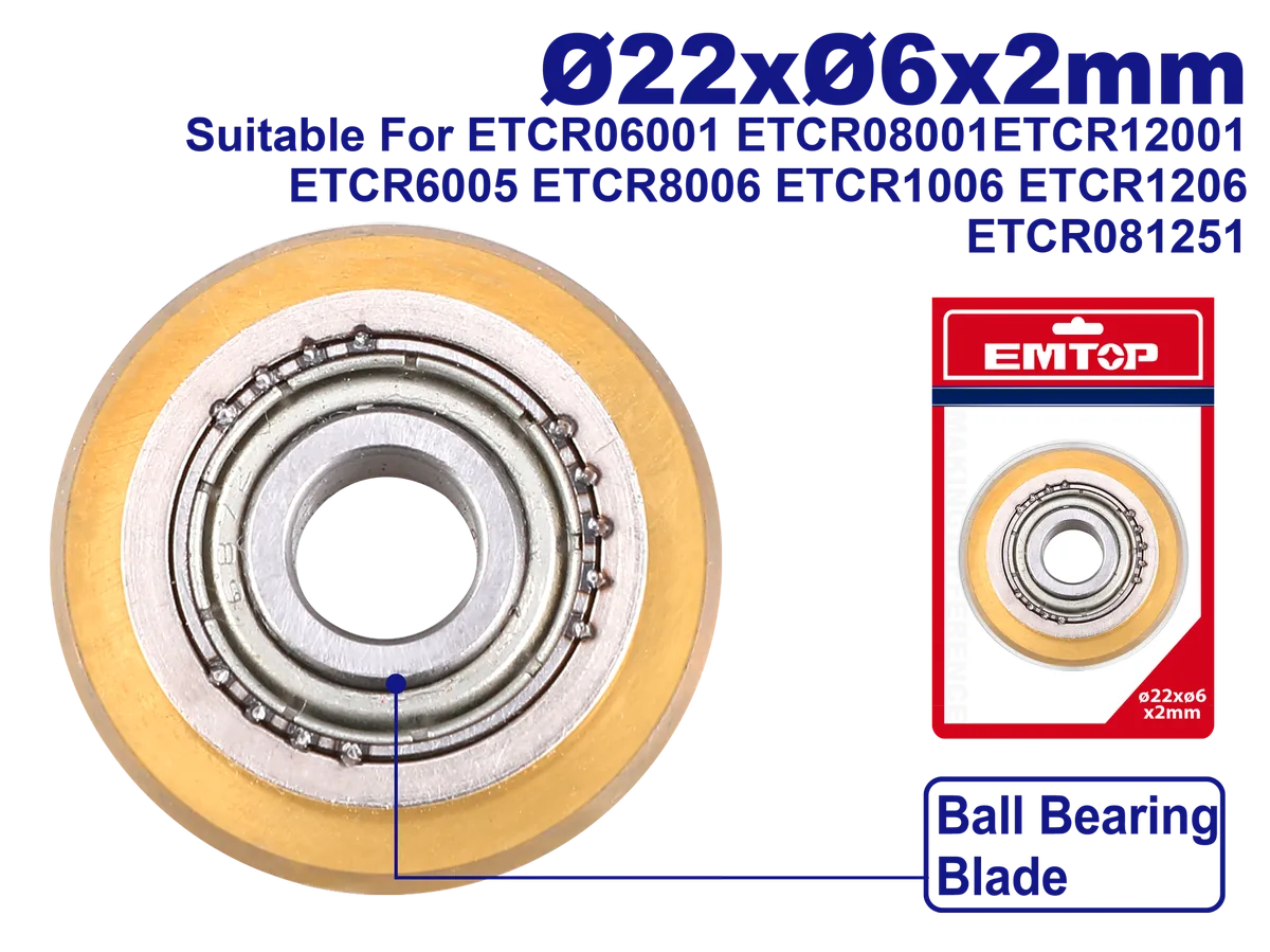 ETCR6005B 600mm磁磚切割器專用軸承刀輪