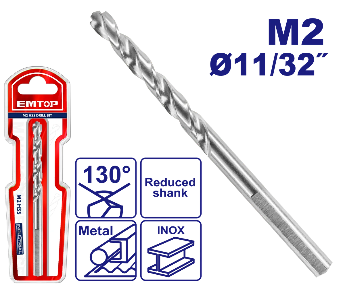 ETDB1211321 M2 11/32吋金屬用麻花鑽頭