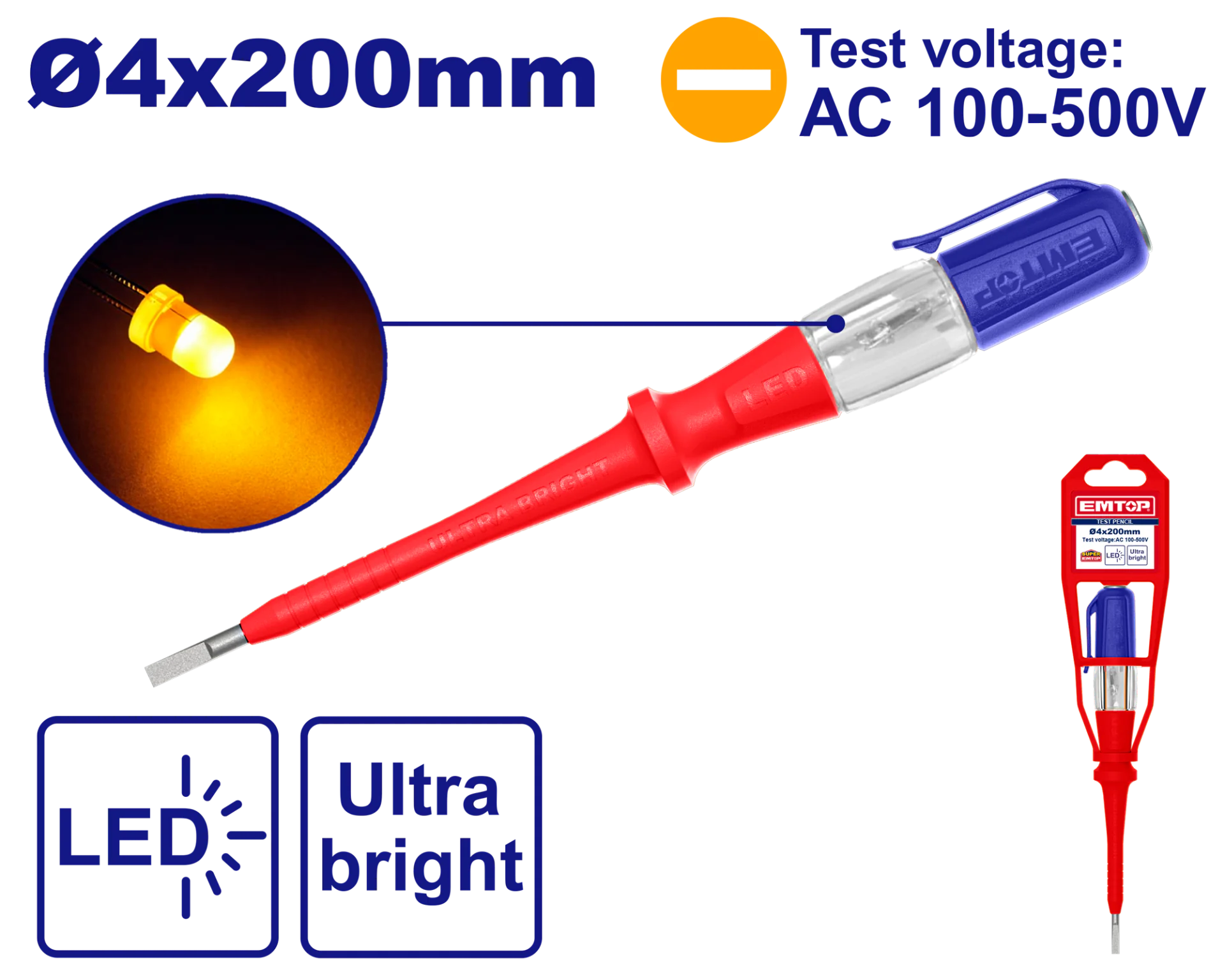 ETPL20001 200mm AC交流驗電筆